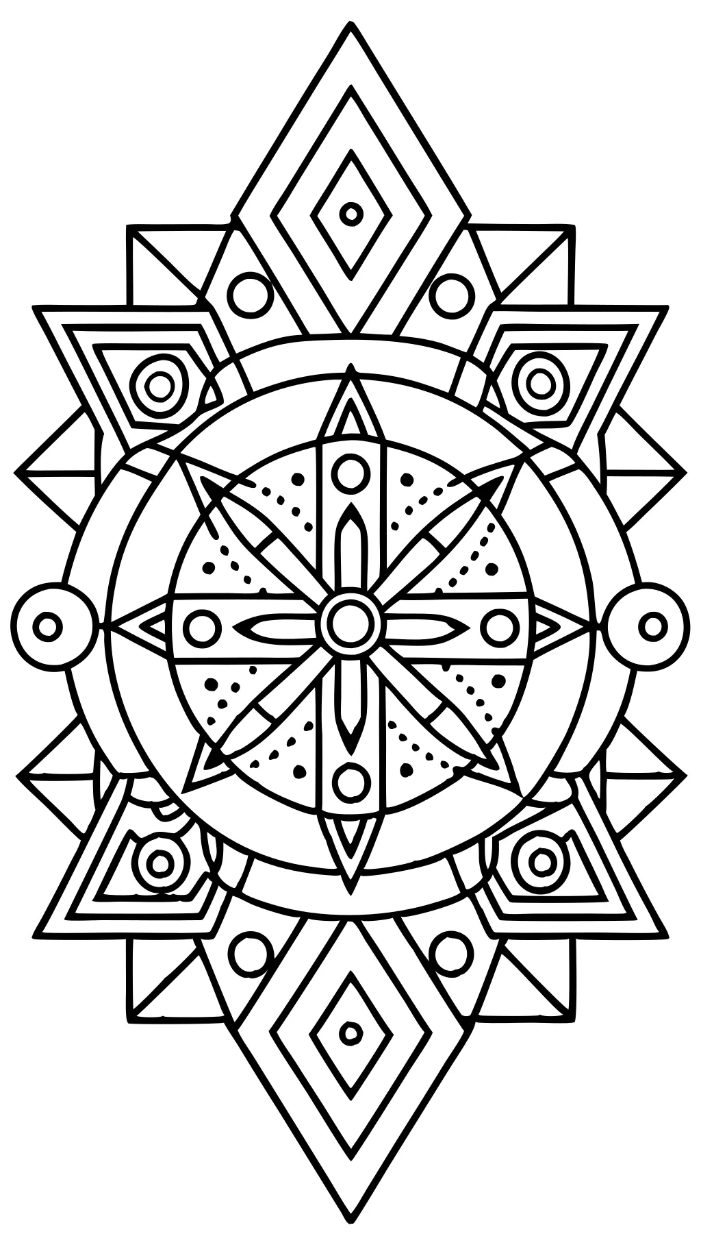 shapes and colors coloring pages